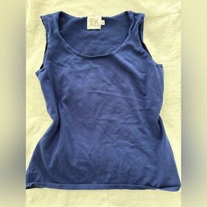 Edinburgh Knitwear Vibrant Blue Top, Size M, Like New